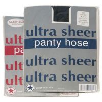 Dozen Pair Queen Size Utra Sheer Pantyhose